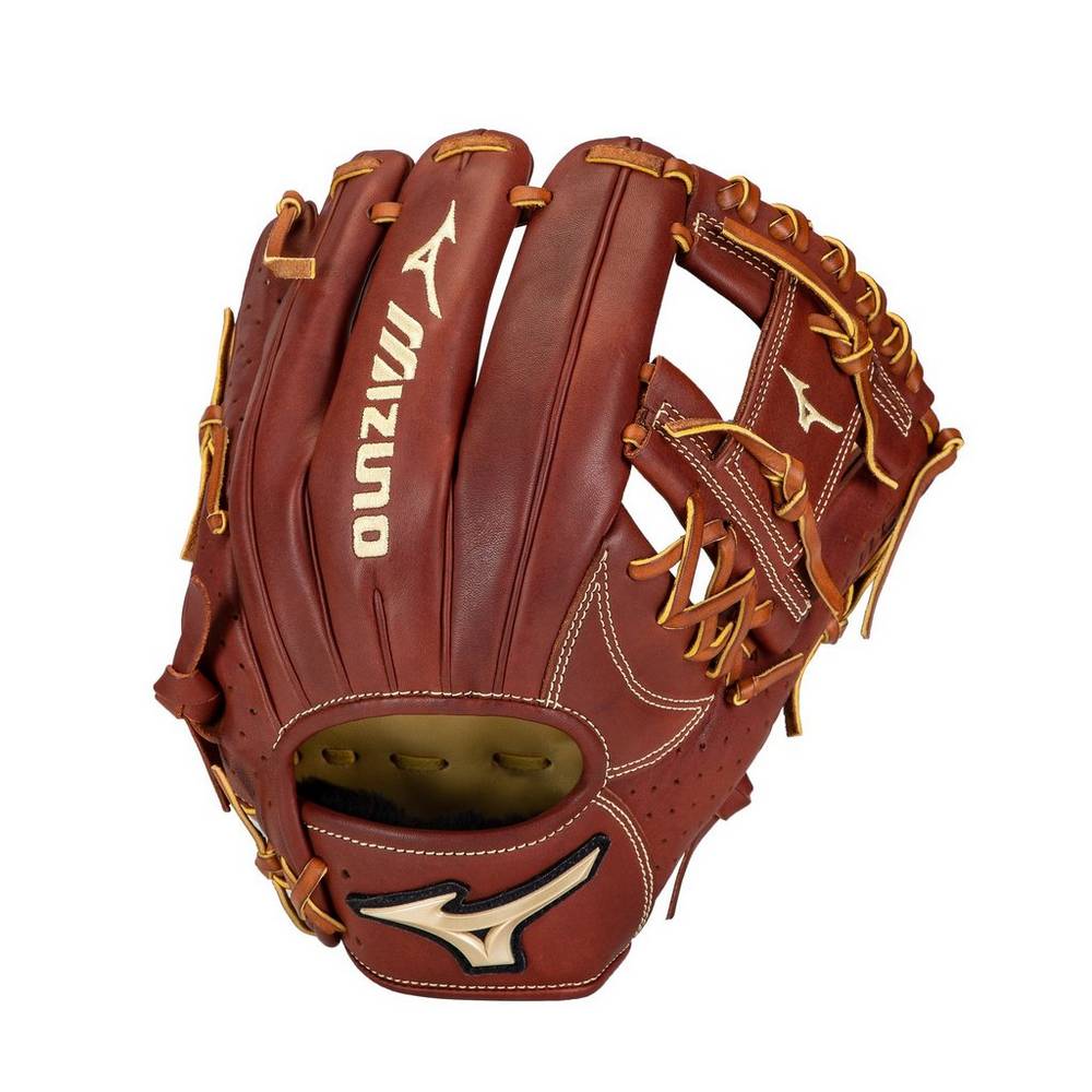 Guanti Mizuno Baseball Prime Elite Infield 11.5" Donna - Marroni - 43698-JUWK